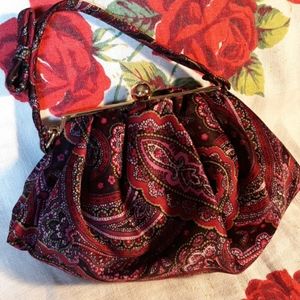 Ann Taylor Loft Paisley Pink Evening Bag